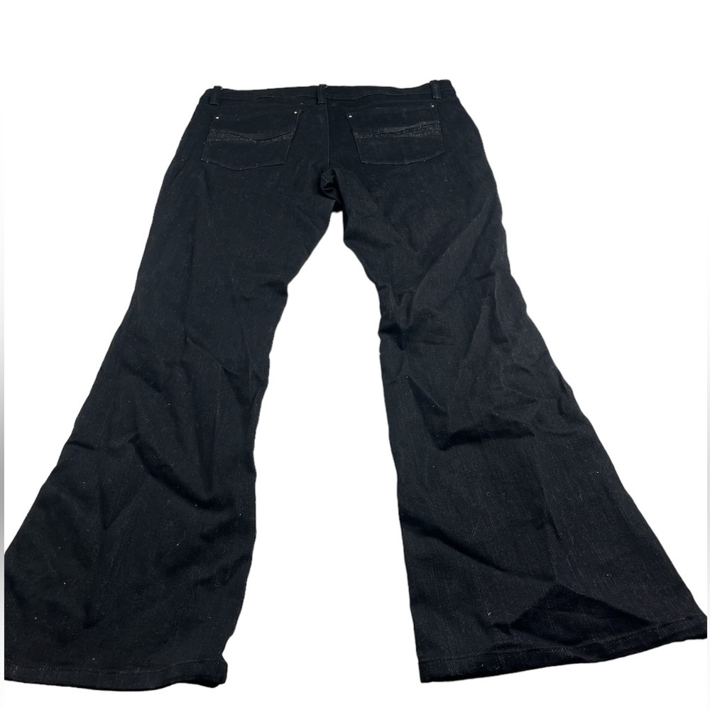 NWT WHBM Black Flare Leg Jean Size 10 Short